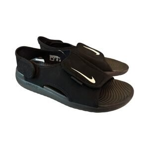 Nike Youth Sunray Adjust 5 V2 Water Sandal Shoes, Black sz 6Y~NEW